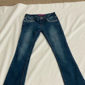 Vigoss Girls Jeans with rhinestones and Embellishments.  Size 12. Vintage